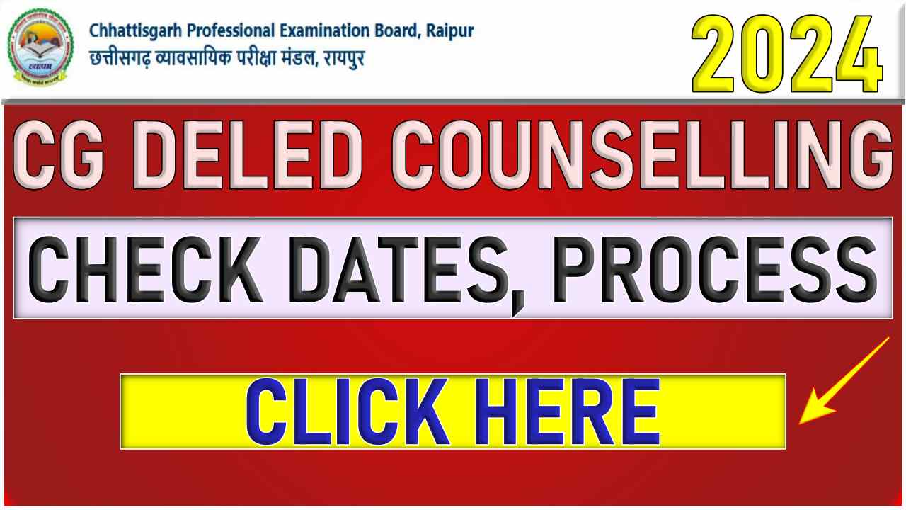 CG Pre DElEd Counselling 2024